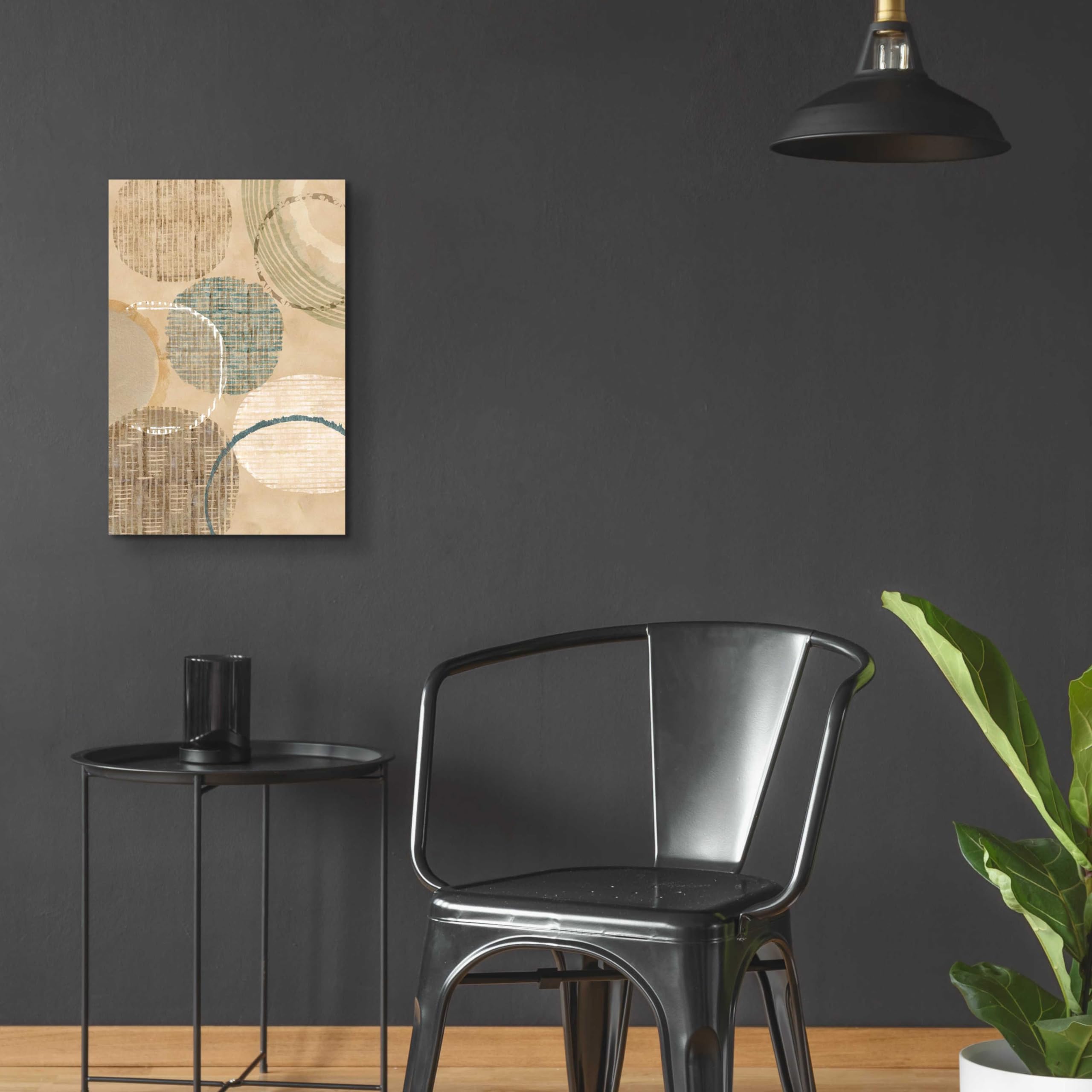 Flora Kouta 'Woven Baskets I' Acrylic Glass Wall Art - 16x24 Inches Modern Home Decor for Living Room, Bedroom & Office