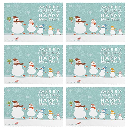Christmas Light Blue Snowman