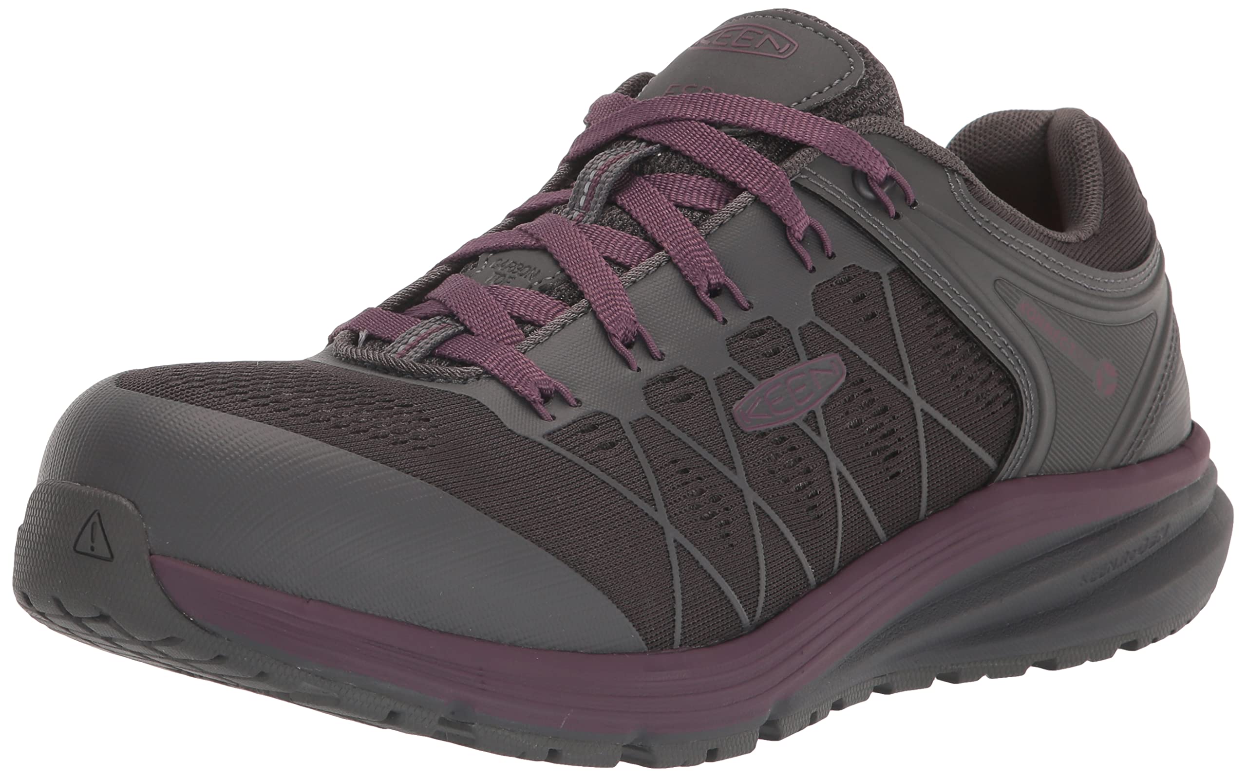 KEEN Utility Women's Vista Energy Low Height Sneaker - Composite Toe ESD Safety Work Shoes for Women - Lightweight & Comfortable for Construction, Warehouse & Industrial Work