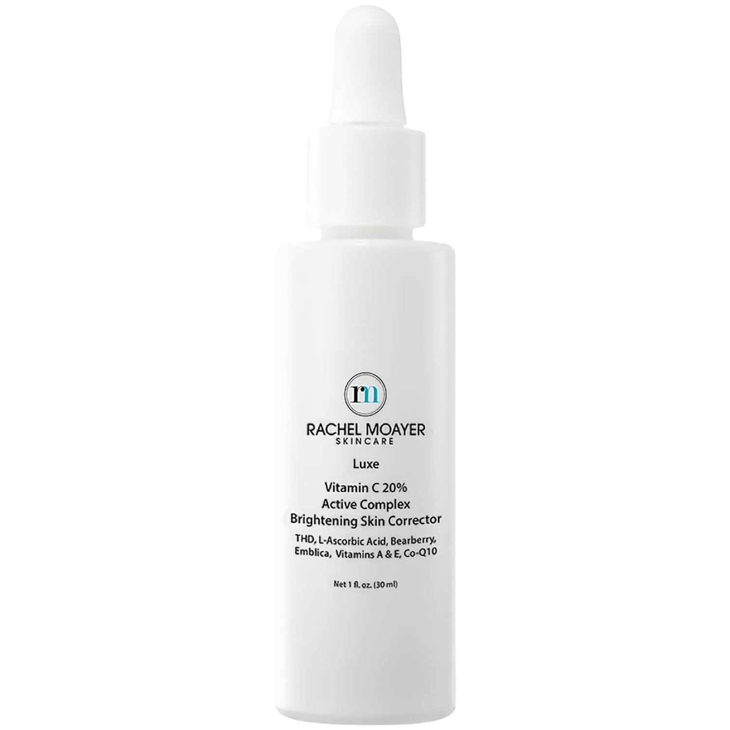Rachel Moayer Luxe 20% Vitamin C Serum for Face - Brightening & Dark Spot Corrector, Anti-Aging Treatment with Hyaluronic Acid | Day & Night Use for Glowing Skin