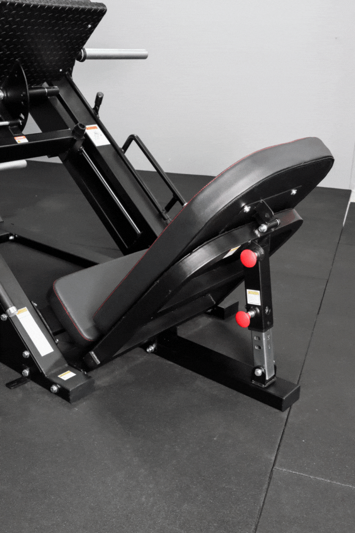 Commercial Body Iron Angled Leg Press & Hack Squat Machine LP8000 - Professional Gym Equipment for Strength Training & Leg Workouts