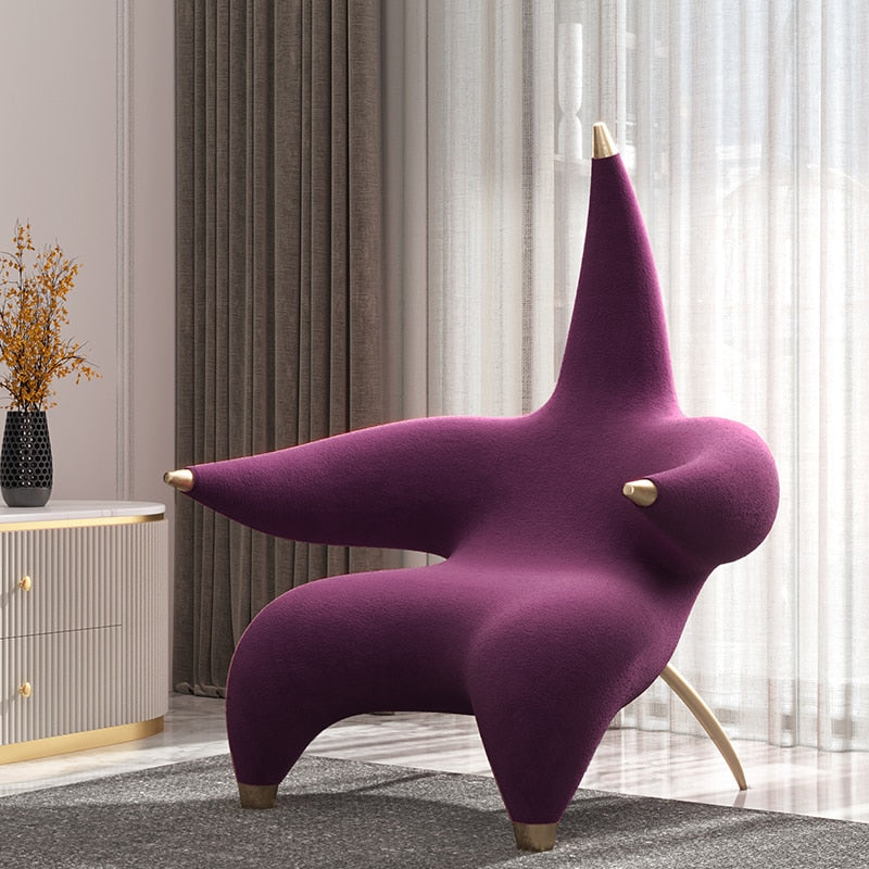 Star Sofa Chair - Comfortable Modern Lounge Chair for Living Room, Bedroom & Office - Your Perfect Seating Solution for Relaxing, Reading & Entertaining