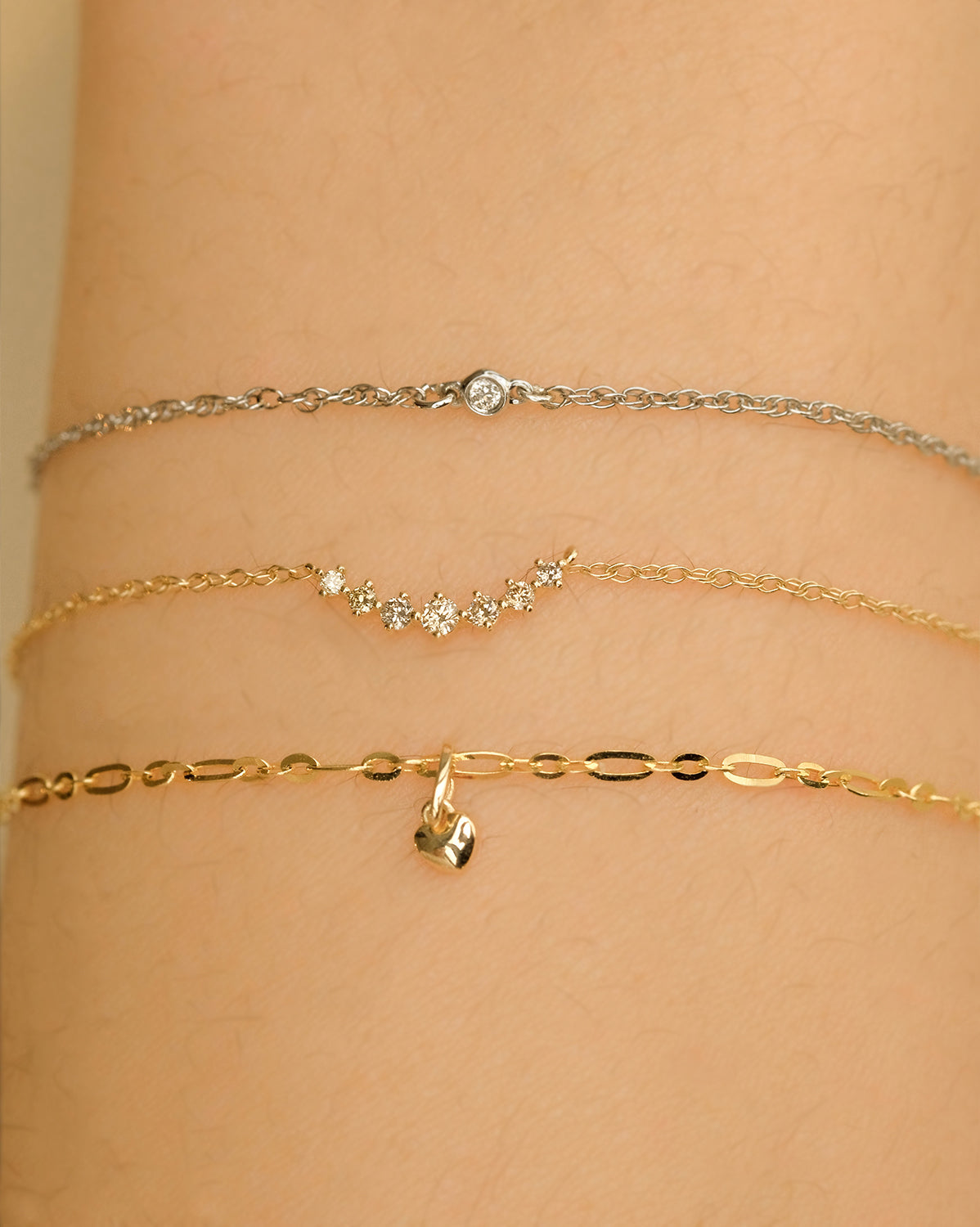 14K Solid Gold Rosalita Bracelet for Women - Elegant & Dainty Gold Chain Bracelet - Perfect for Gifts, Weddings & Everyday Wear