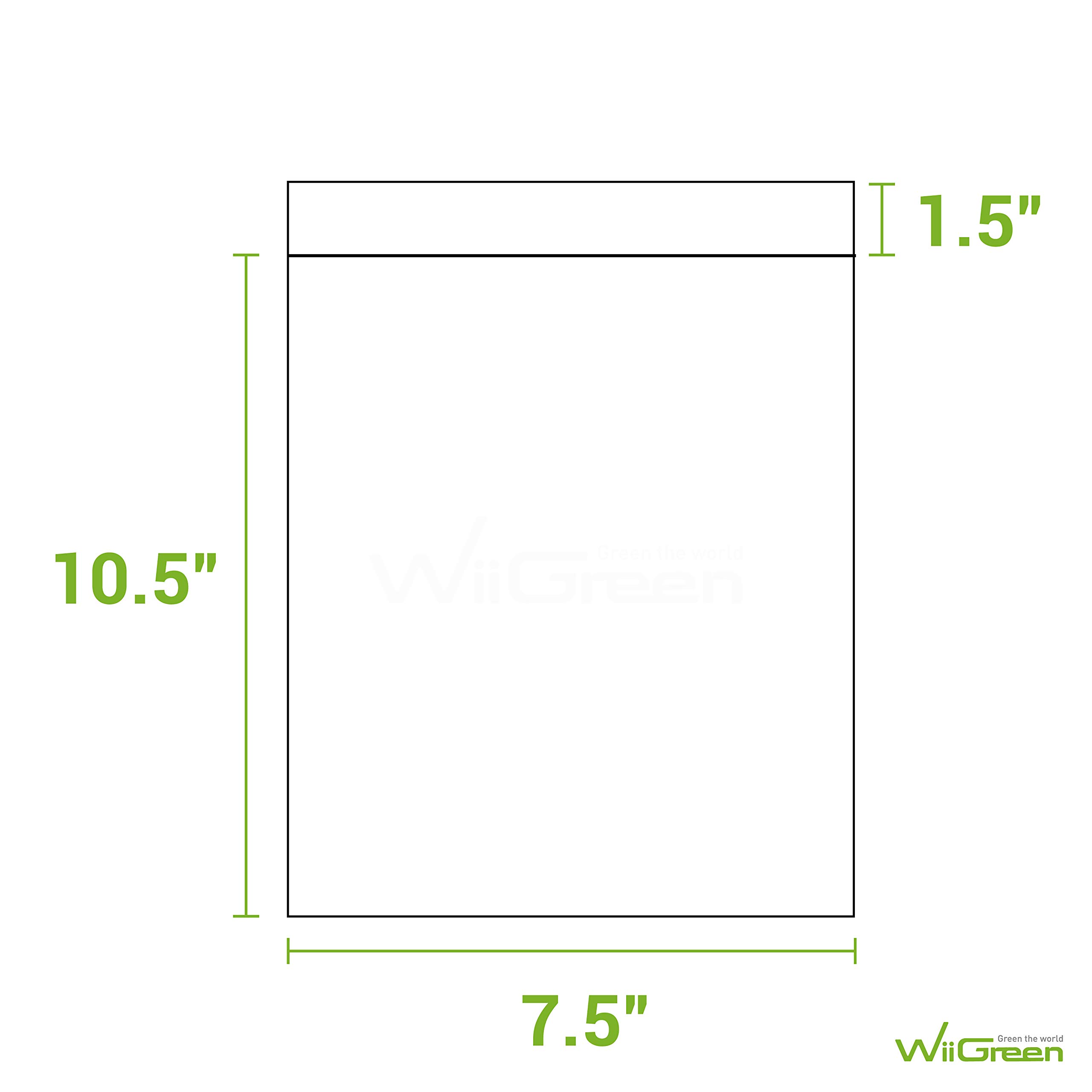 1000 PCS 7.5x10.5 inch Black Poly Mailers - Self Adhesive Waterproof Shipping Envelopes, Durable Tear-Proof Packaging Bags for Office, Industrial Postal & Ecommerce Shipping - Perfect for Amazon FBA, eBay & Online Retail Businesses