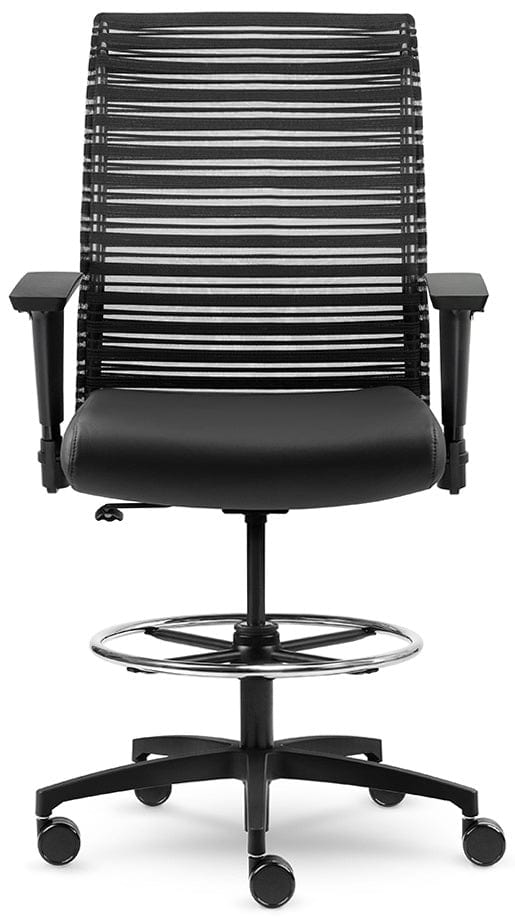 Allseating ZIP Mesh Back Drafting Chair [95019] - Ergonomic Office Chair for Architects, Designers & Engineers - Perfect for Home Office & Professional Workspaces