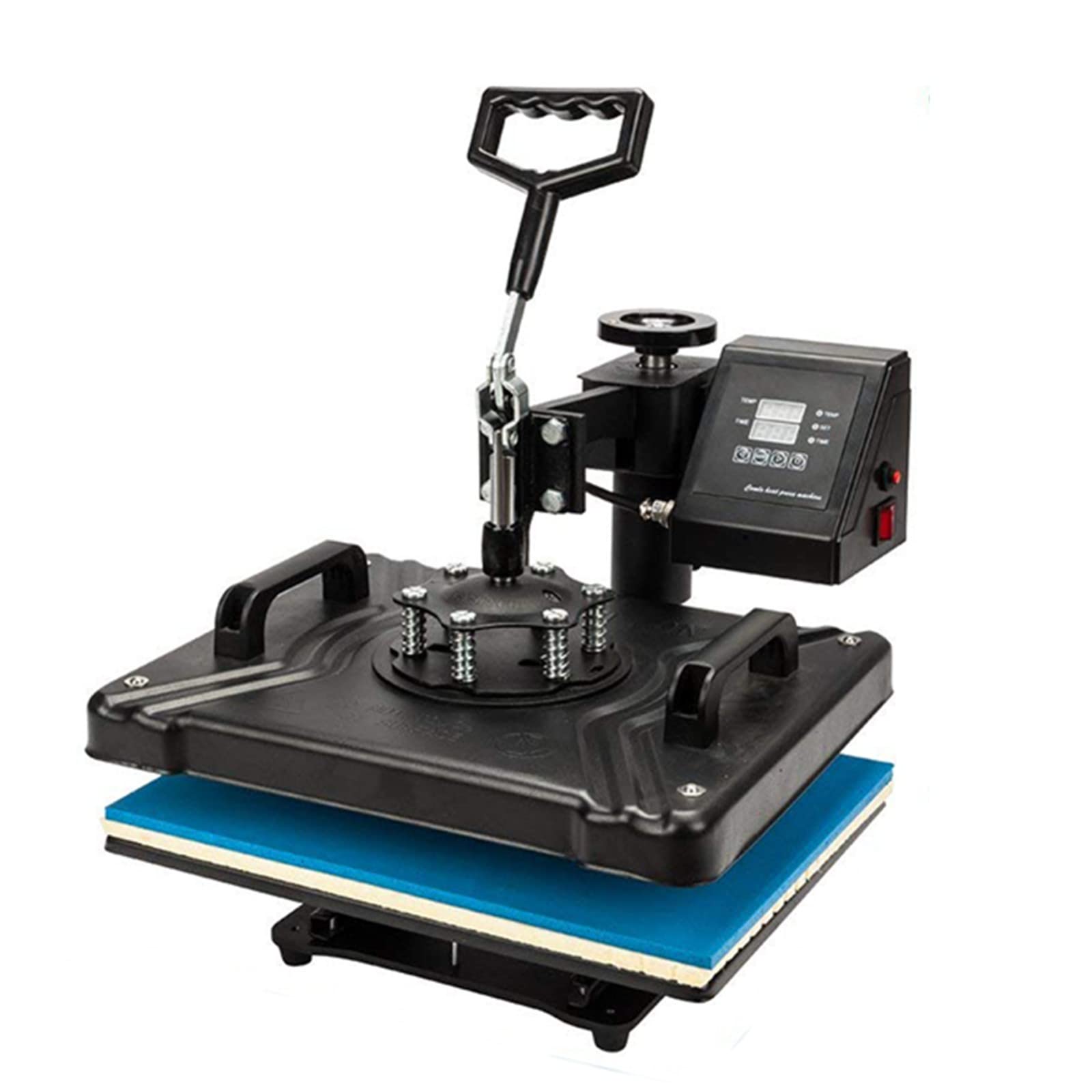 5-in-1 Heat Press Machine for T-Shirts, Caps, Mugs, Bottles & Phone Cases - Sublimation Transfer Printer for Custom DIY Printing at Home or Business