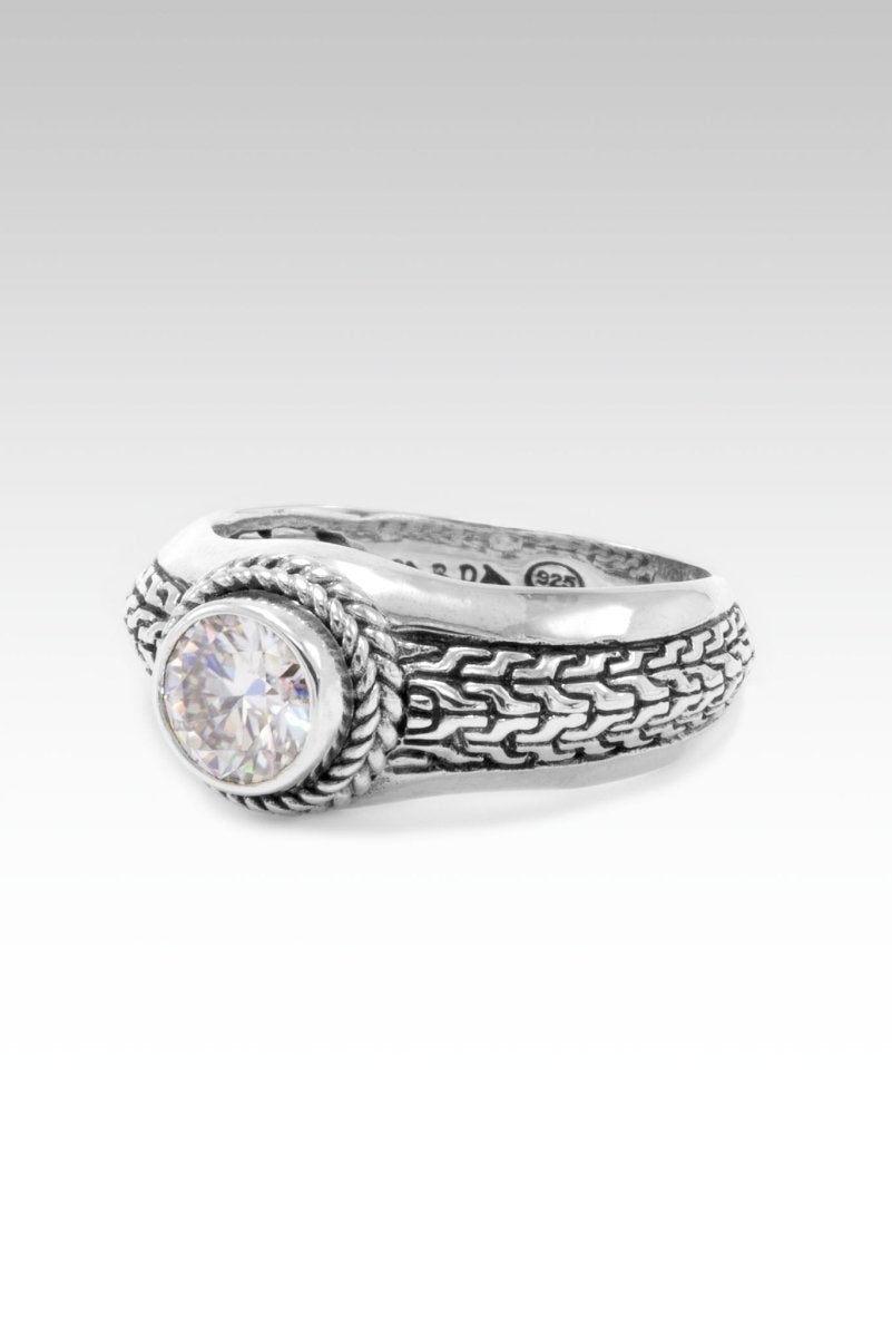 Perseverance Ring™ - 1.5ct Moissanite Engagement Ring for Women, 925 Sterling Silver, Durable & Hypoallergenic - Perfect for Proposals, Anniversaries & Everyday Elegance