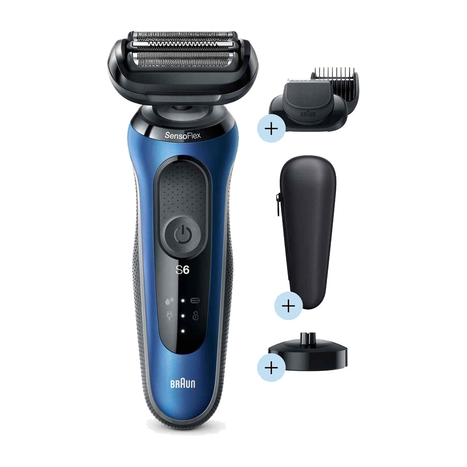 B4500CS Electric Shaver for Men - 60-Min Runtime, Wet & Dry Use for Smooth Shaving at Home or Travel - Rechargeable Cordless Razor with Precision Blades