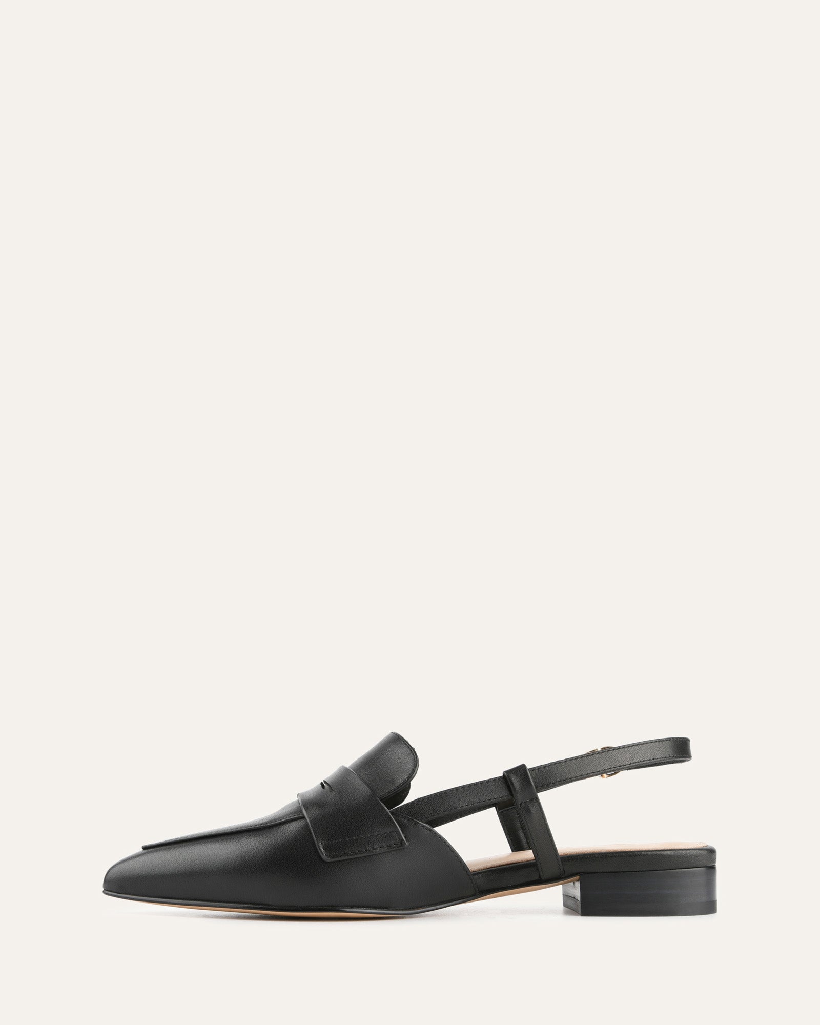 Eloise Dress Flats - Black Leather Women's Shoes for Work, Office & Casual Wear - Comfortable & Stylish Footwear