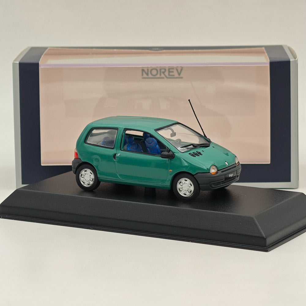 1/43 Scale Norev Renault Twingo 1993 Green Diecast Model Car - Limited Edition Collectible Toy for Adults & Kids - Perfect for Display, Gifts, and Car Enthusiast Collections