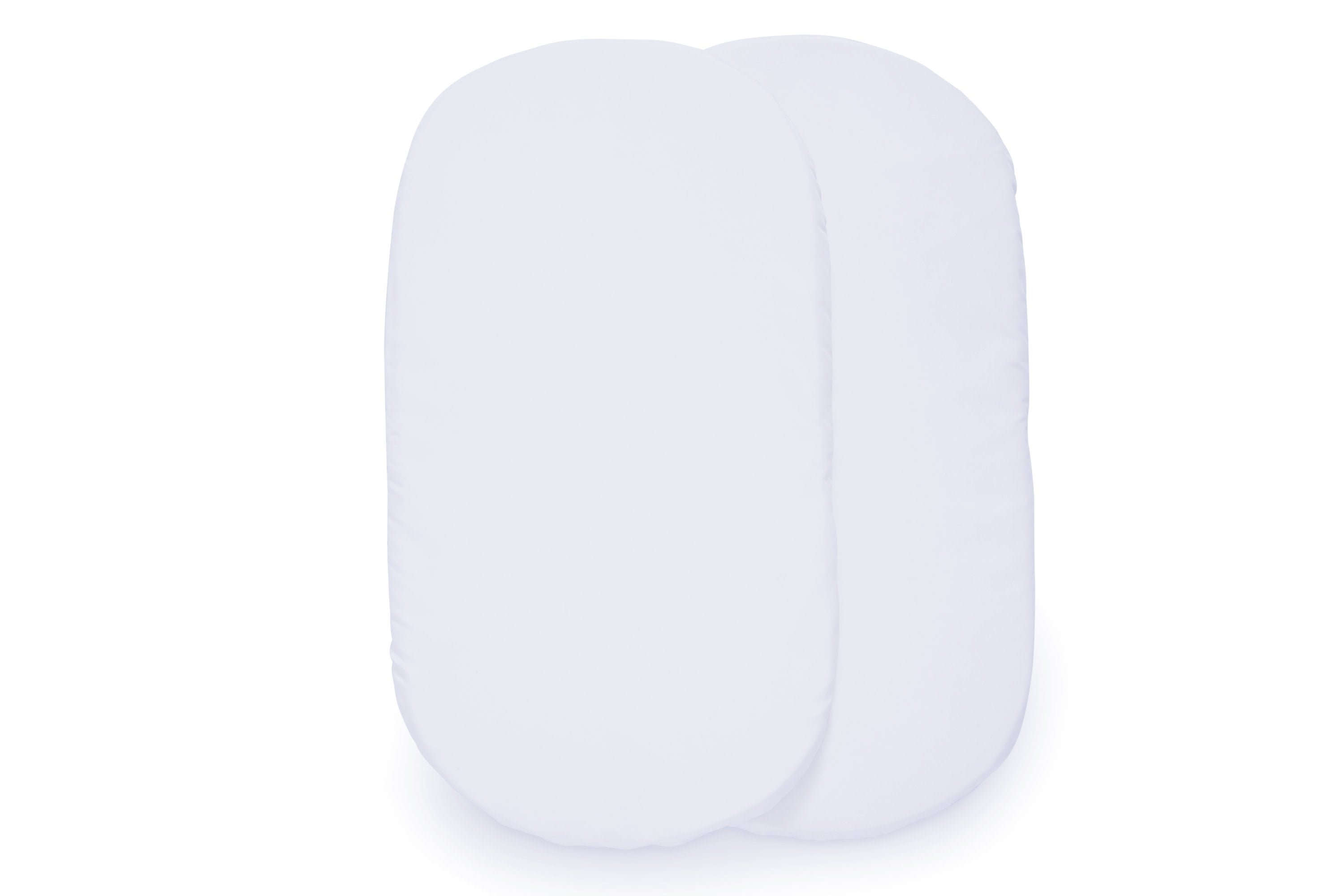 2 Pack Fitted Bassinet Sheets - Compatible with Delta Children Bassinets 25201, 35201, 35302 | Soft Crib Mattress Protector for Newborn Nursery & Travel