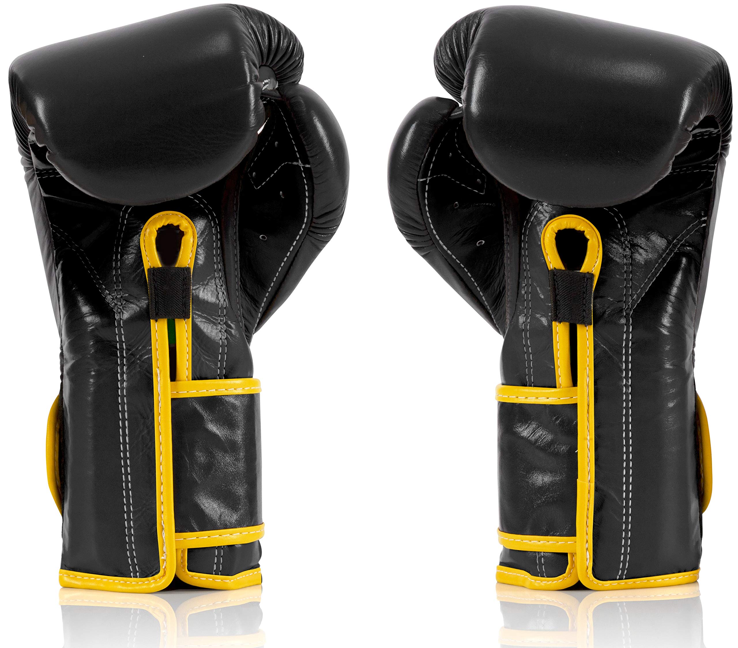 Fairtex BGV9 Muay Thai Boxing Gloves for Professionals & Trainers - Mexican Style MMA Gloves for Heavy Hitters | Lightweight Shock-Absorbent Martial Arts Training Gloves | Ideal for Sparring, Bag Work & Competition