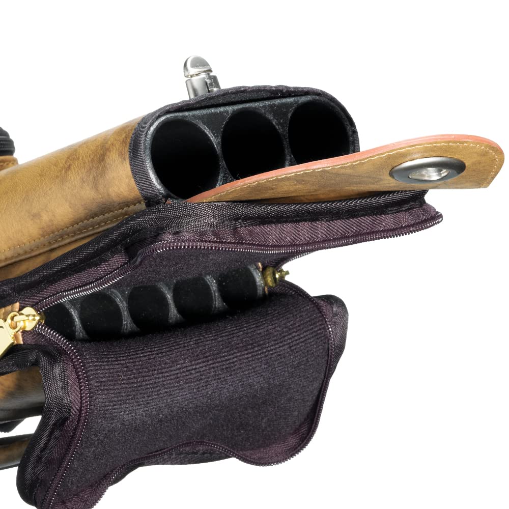 OUTLAW Nexus Pool Cue Hard Case - Holds 3 Butts & 5 Shafts | Durable Protection for Billiard Accessories | Perfect for Pool Players, Tournaments & Travel