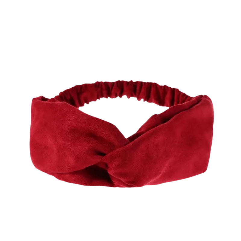 Gildie Suede Stretch Headband for Women - Soft & Comfortable Hair Accessories for Workouts, Yoga, Running & Everyday Style