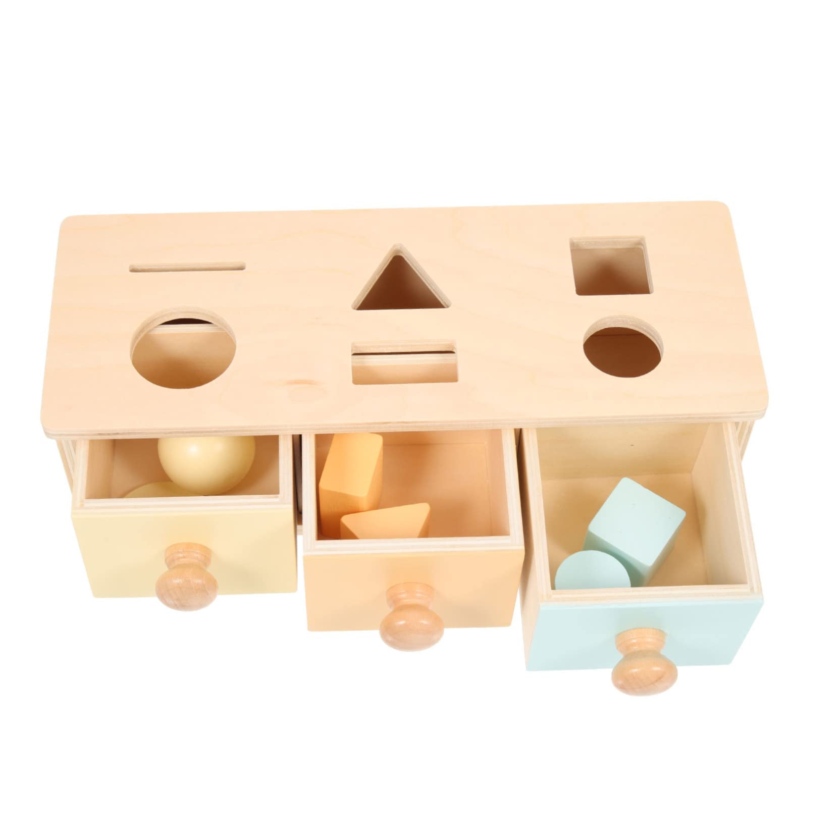 KONTONTY Wooden Sensory Bin Filler - Montessori Educational Toy for Toddlers & Kids - Sensory Slug & Coin Grasp Learning Toys - Perfect for Early Childhood Development & Sensory Play Activities