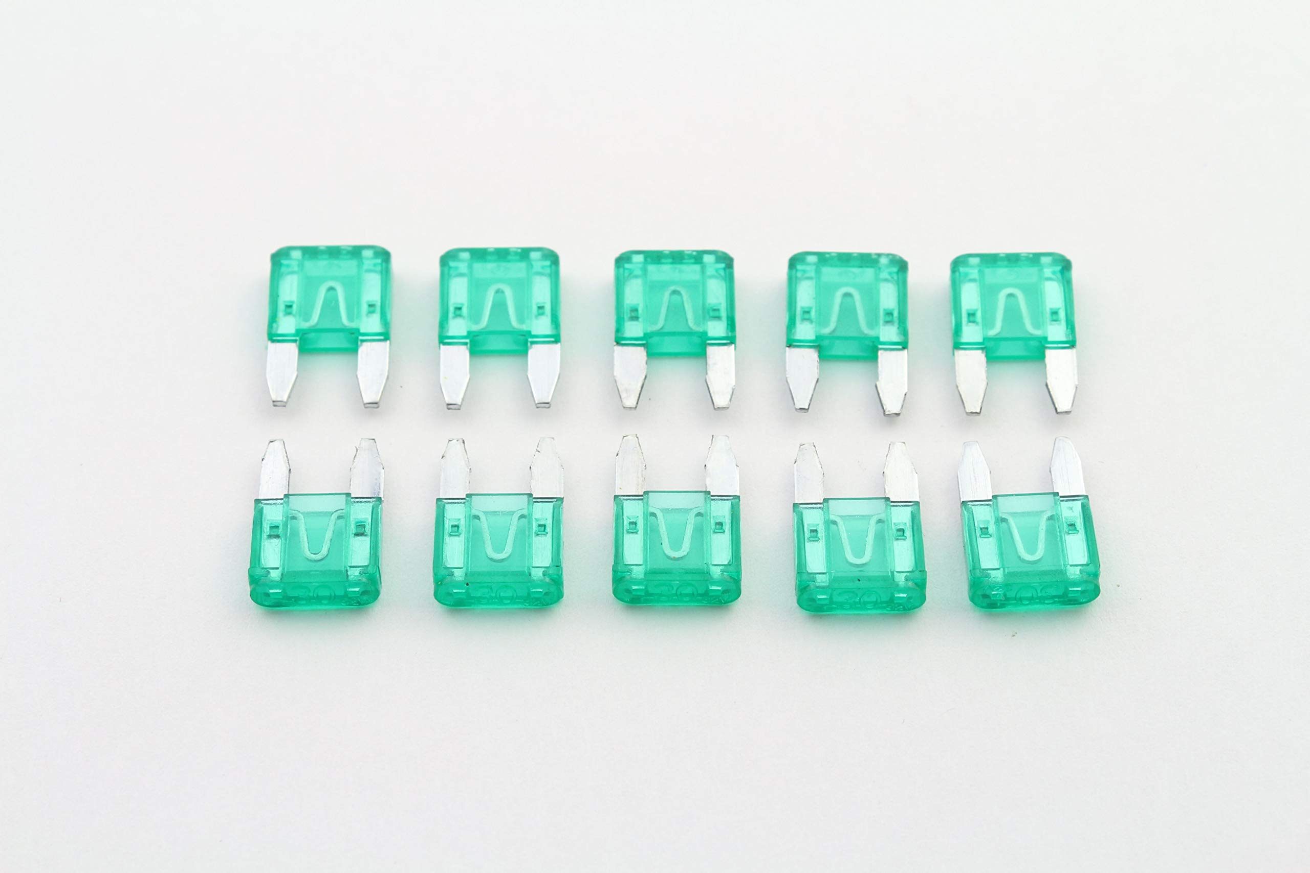 100 PCS 30 AMP APM/ATM Mini Blade Fuses - 30A Short Circuit Protection for Cars, Trucks, Boats, Marine & RVs - Reliable Electrical Safety for Automotive, Marine and Off-Road Vehicles