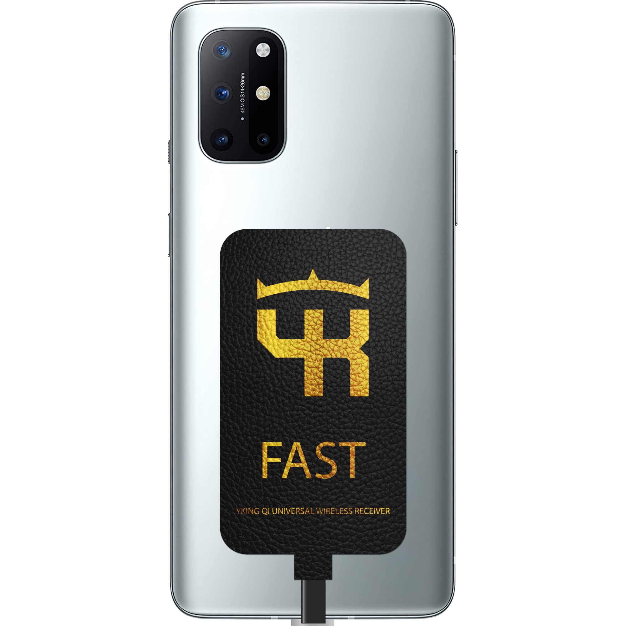 2000mAh Qi Wireless Charging Receiver for OnePlus 8T 7T 8 7 6 & Nord N10 N100 N200 - Type C USB-C Wireless Charger Adapter - Compatible with Multiple OnePlus Models - Perfect for Home, Office & Travel Charging