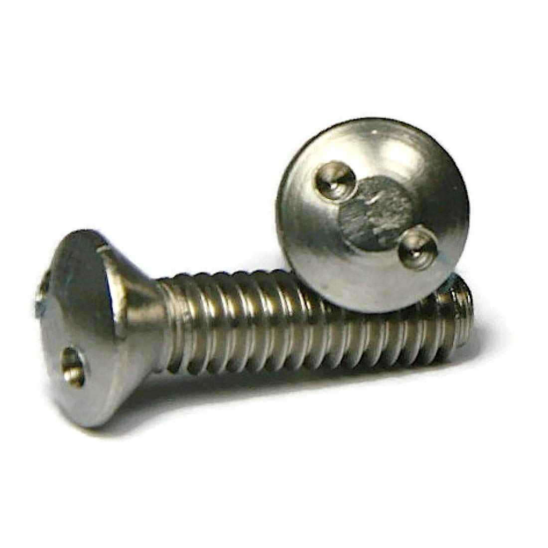 18-8 Stainless Steel Spanner Security Oval Head Machine Screws - #8-32 x 2 Inch (100 Pack) - Ideal for Automotive, Electronics & DIY Projects