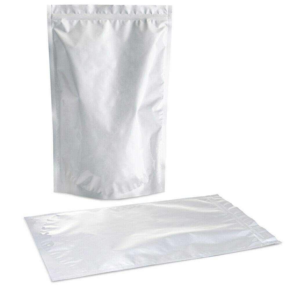 100 Pcs 4 Mil Mylar Stand Up Food Pouch Bags - 12