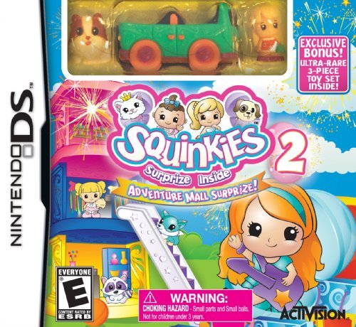Activision Squinkies 2: Adventure Mall Surprise! Nintendo DS Game - Fun Collectible Toy Simulation for Kids & Family Game Night