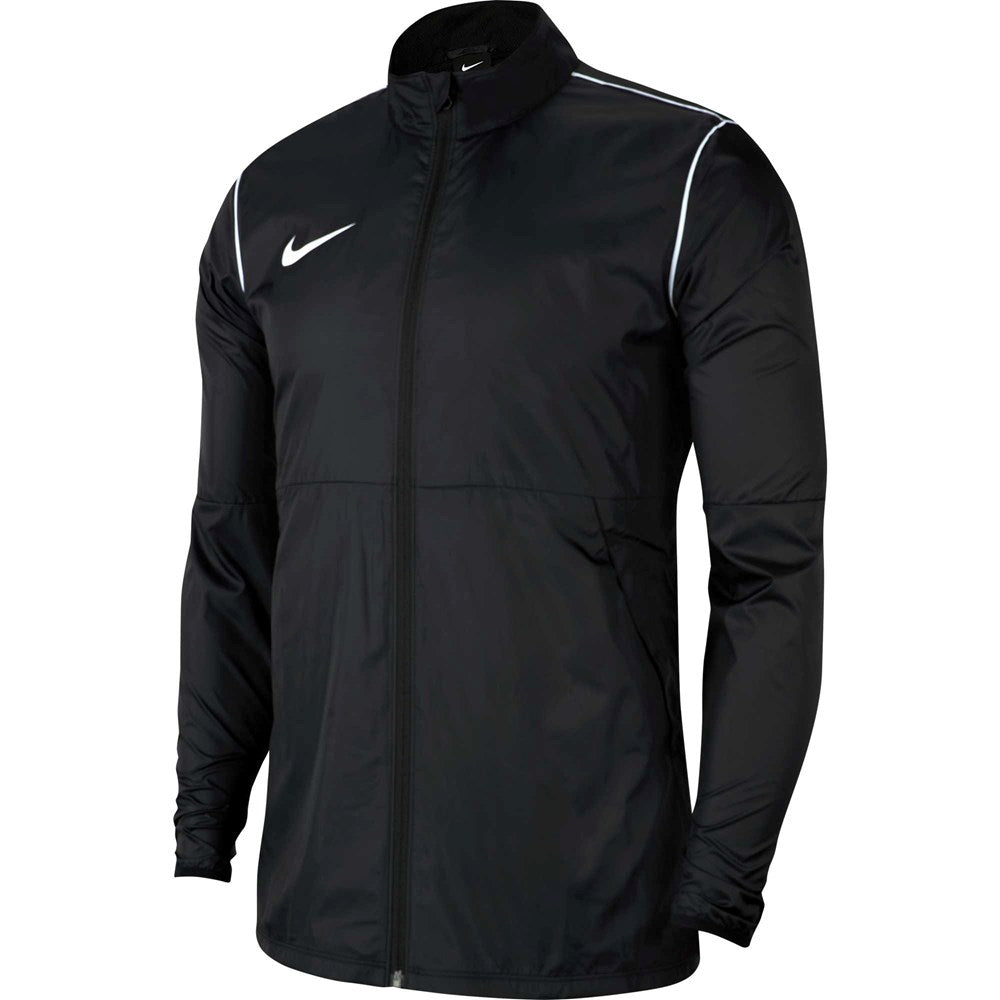 Nike Youth Park 20 Waterproof Rain Jacket for Boys & Girls - Lightweight Windbreaker with Hood (Black) - Perfect for Outdoor Activities, School & Sports