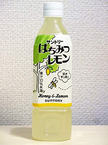Suntory Honey Lemon Drink 470ml PET Bottle (12-Pack) | Refreshing Japanese Beverage for Home, Office & Parties | Great for Hydration & Energy Boost