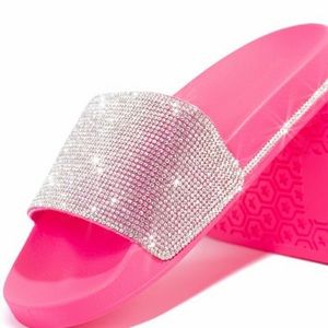Martina Slides for Women - Soft Pink Comfortable Summer Sandals - Perfect for Beach, Pool, and Casual Outings