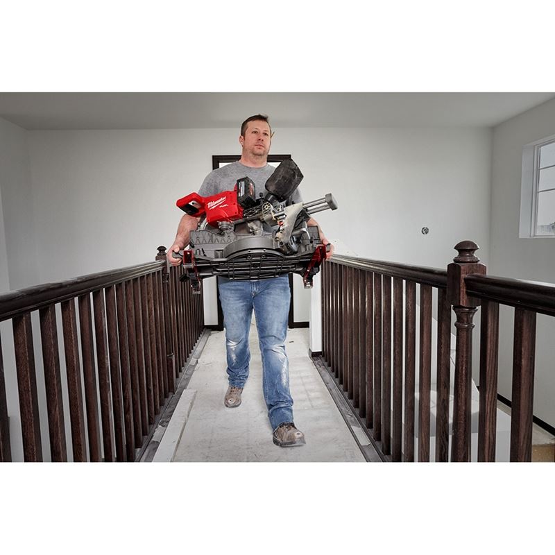 M18 FUEL 18V Brushless Cordless 12-Inch Dual Bevel Sliding Compound Miter Saw Kit - Professional Woodworking & DIY Projects