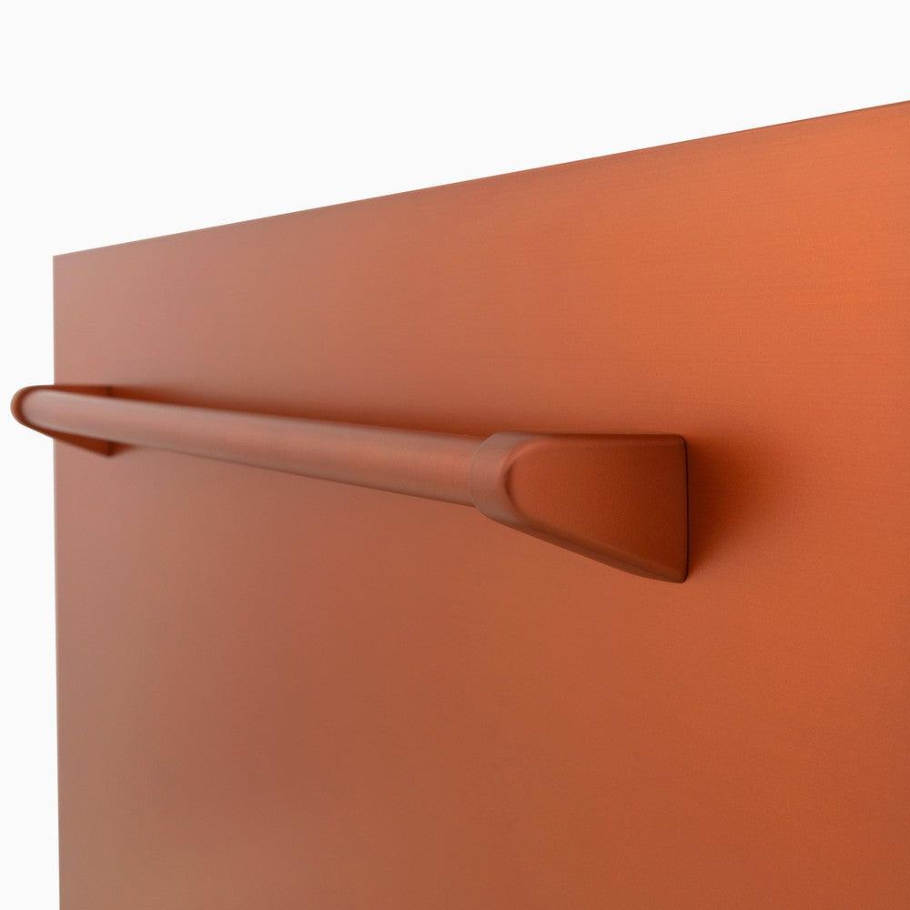 ZLINE 18 Inch Tallac Series 3rd Rack Top Control Dishwasher with Stainless Steel Tub & Copper Panel - 51dBa Ultra Quiet (DWV C 18) for Modern Kitchens and Open Concept Homes