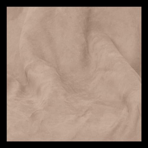 Faux Lambswool & Suede Cream