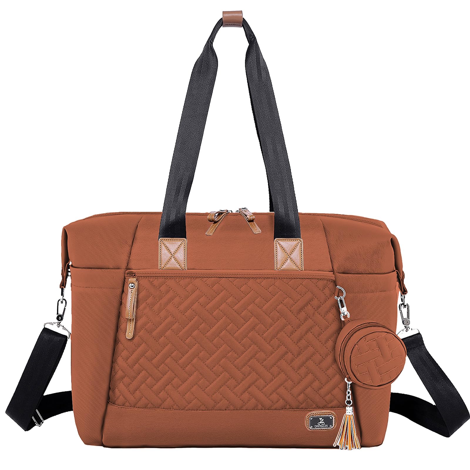 Waterproof Diaper Bag Tote with Changing Mat & Pacifier Holder - Large Maternity Backpack for Moms & Dads - Perfect for Travel, Daycare & Family Outings