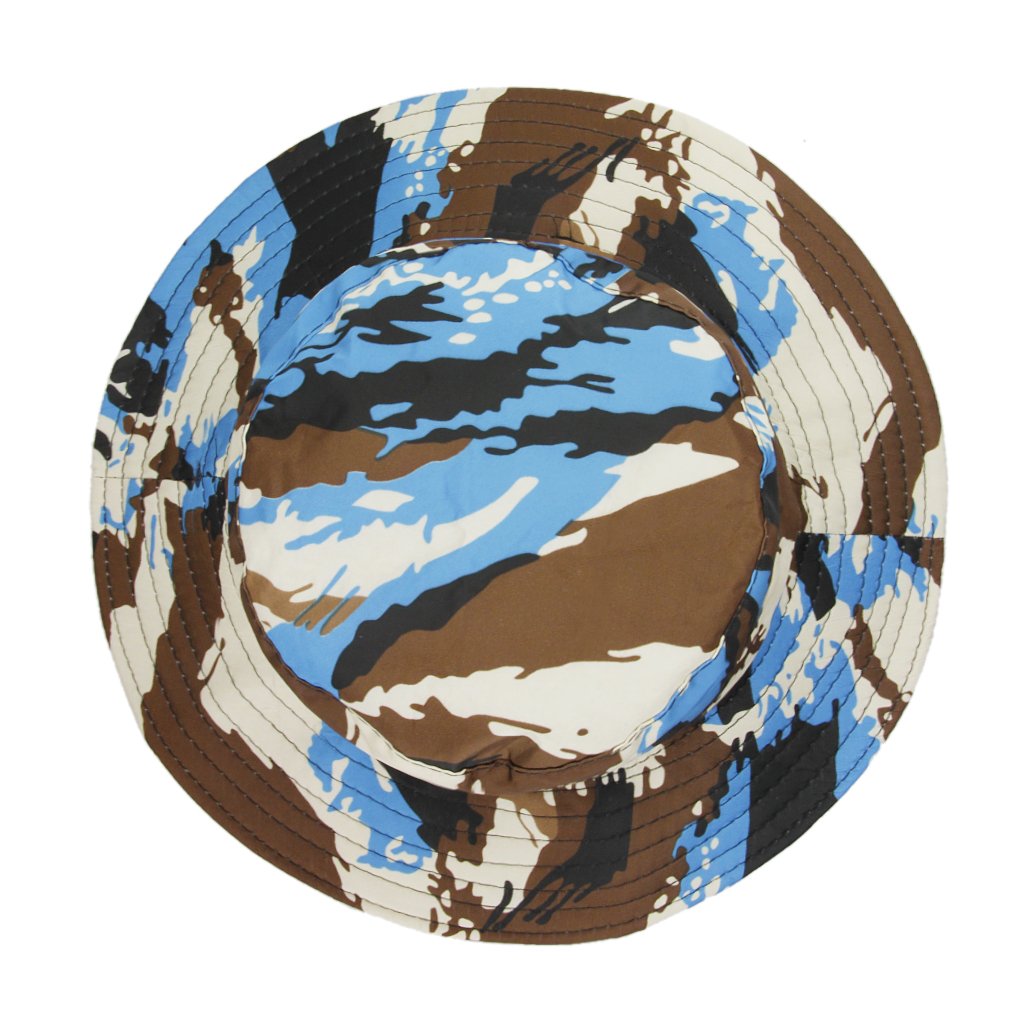 Kids Camo Bucket Hat with Wide Brim - UPF 50+ Sun Protection for Boys & Girls - Outdoor Adventure, Beach, Hiking & Summer Activities