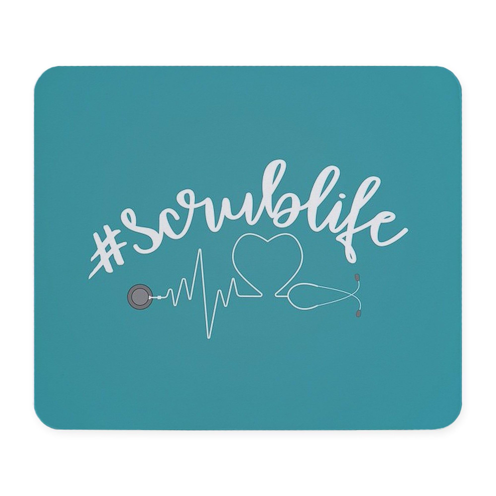 #ScrubLife Non-Slip Rubber Gaming Mouse Pad for PC & Laptop - Perfect for Gamers, Office & Home Use | CafePress
