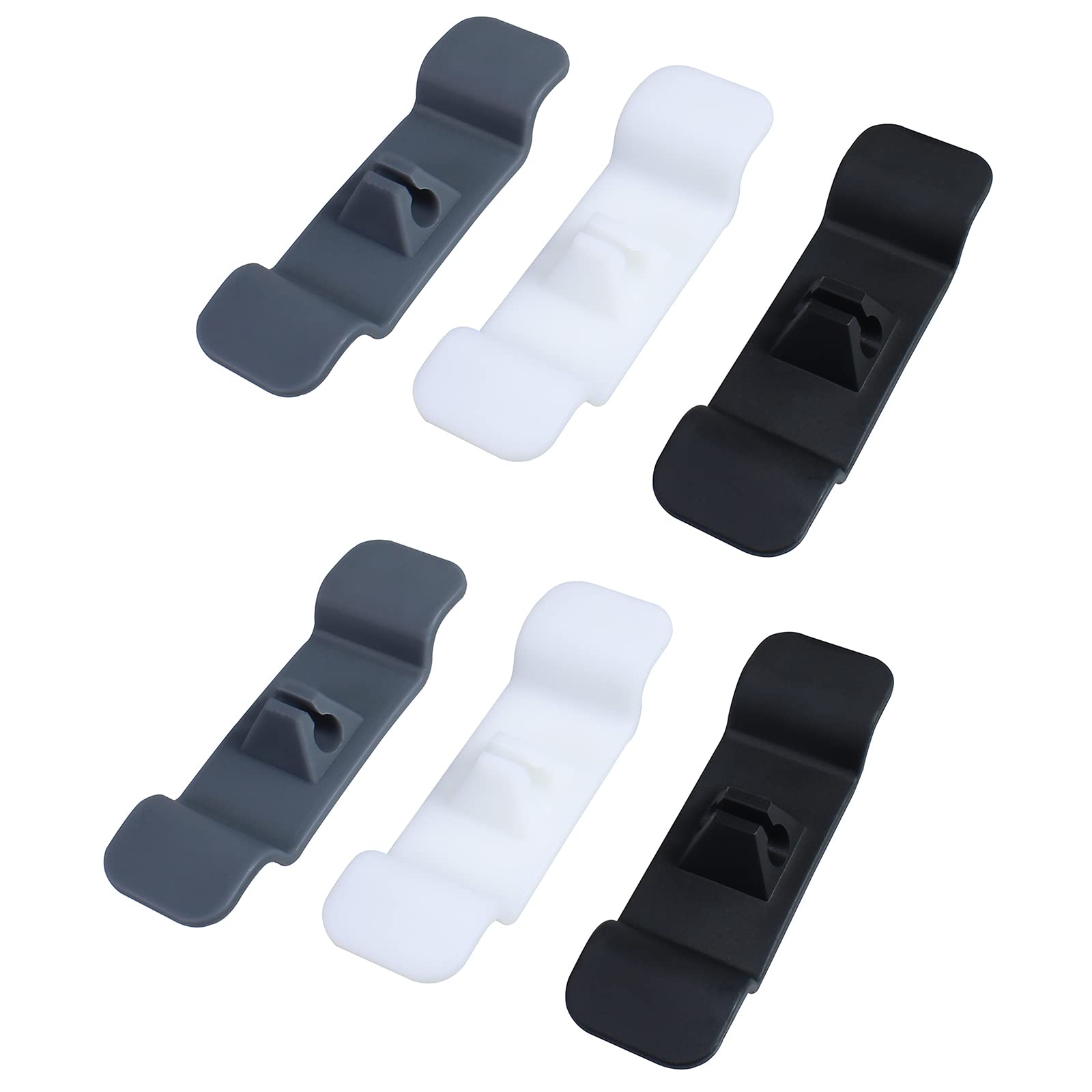 6-Pack Stick-On Appliance Cord Winder Organizer - Kitchen Cord Wrapper for Coffee Maker, Mixer, Air Fryer, Pressure Cooker - Perfect for Countertop Storage & Small Kitchen Organization