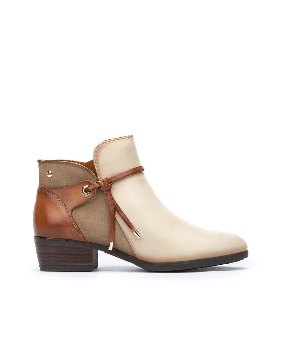 PIKOLINOS Women's Leather High-Heel Ankle Boots - Daroca Style | Comfortable & Stylish for Office, Party & Night Out