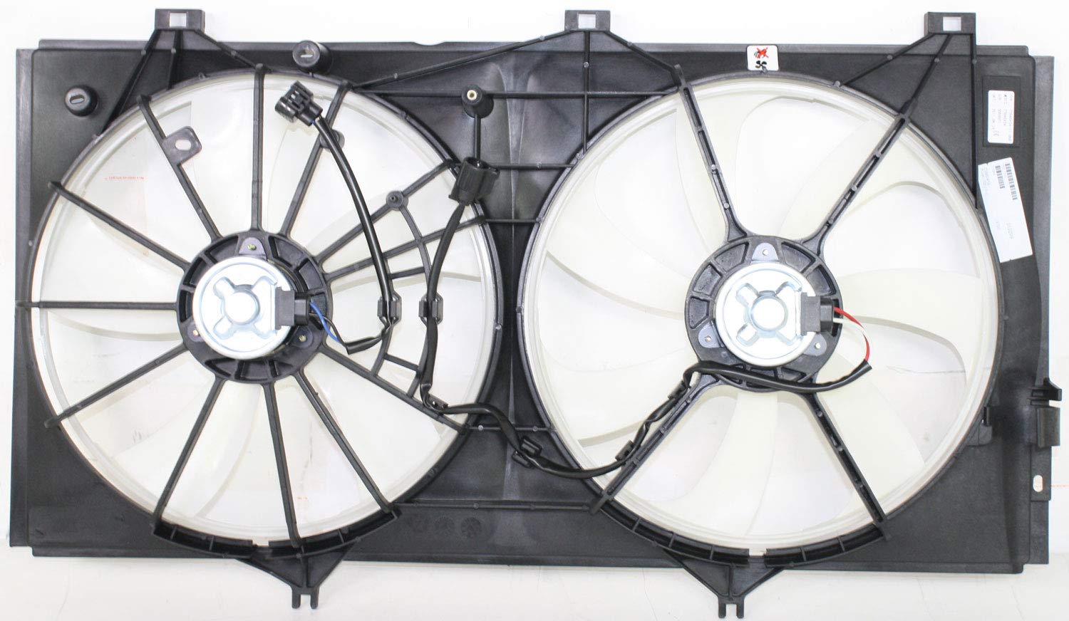 Go-Parts Radiator Fan Assembly Compatible with 2007-2011 Toyota Camry, 2005-2012 Avalon, 2009-2016 Venza (3.5L Engine, Non-Tow Package) - Direct Replacement for OEM Cooling System - Perfect for Daily Commute & Road Trips