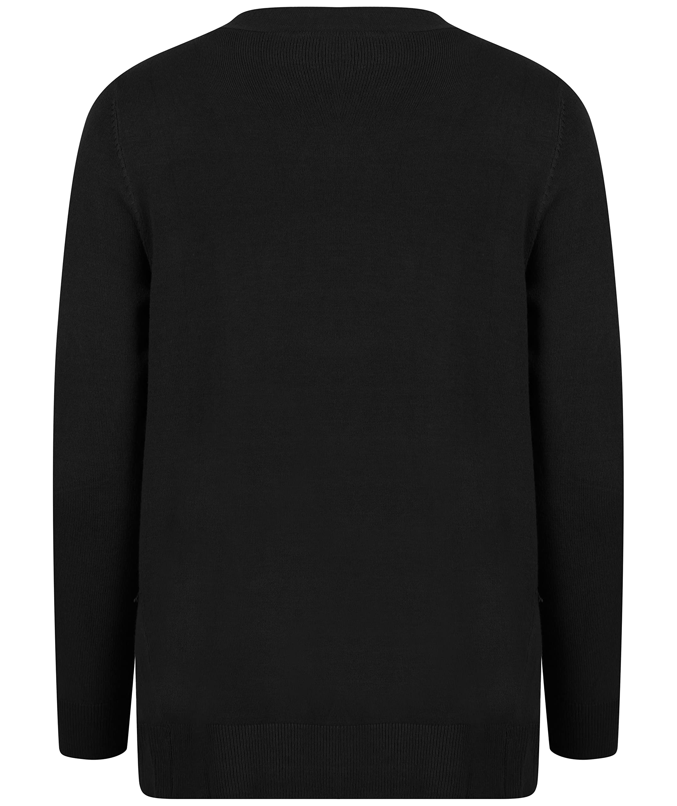 BCUK LONDON Women's Lightweight Open Front Cardigan Sweater - Perfect for Office, Casual Outfits & Layering in Spring/Fall