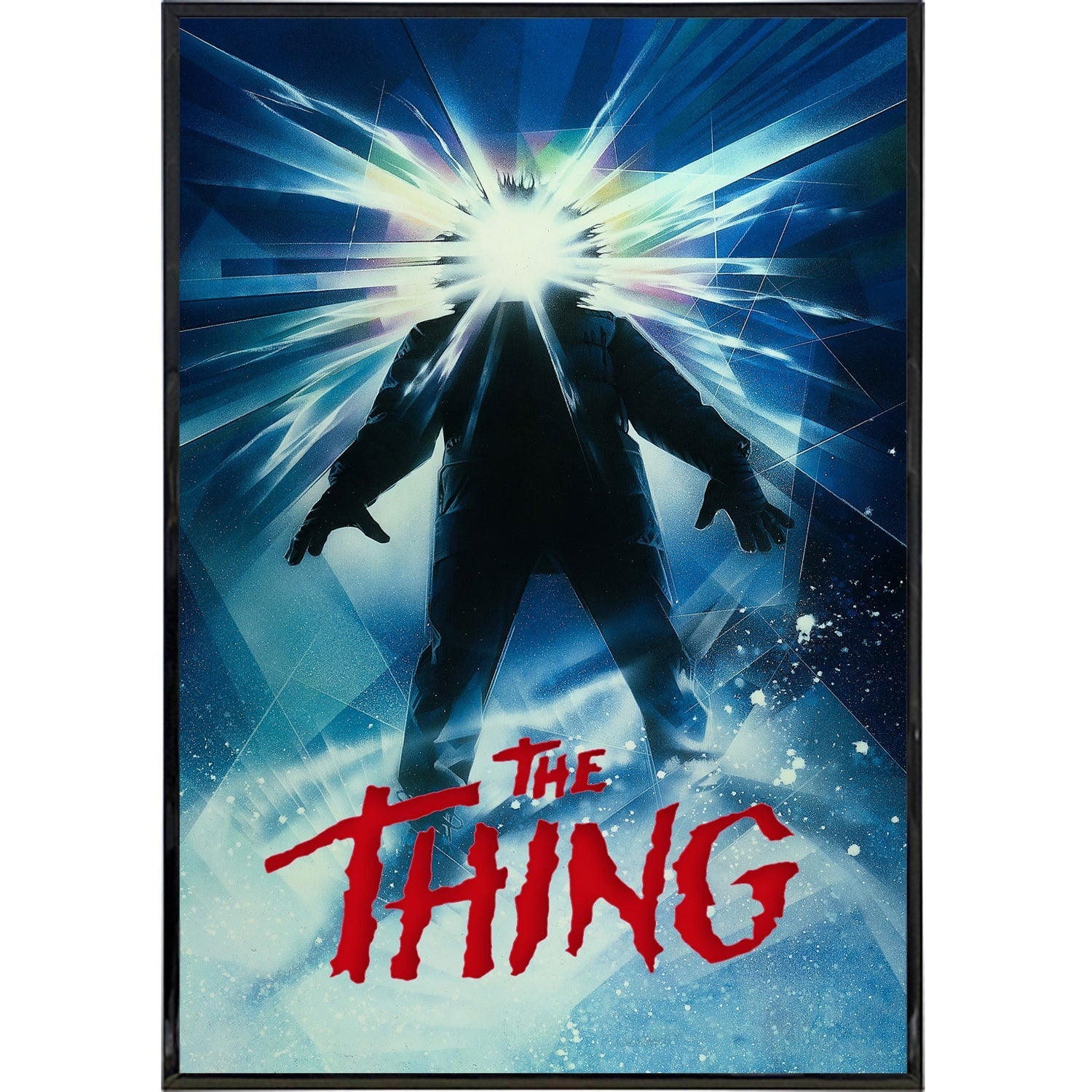 The Thing Movie Poster Print - Classic Horror Film Wall Art for Home Theater, Office & Man Cave Decor