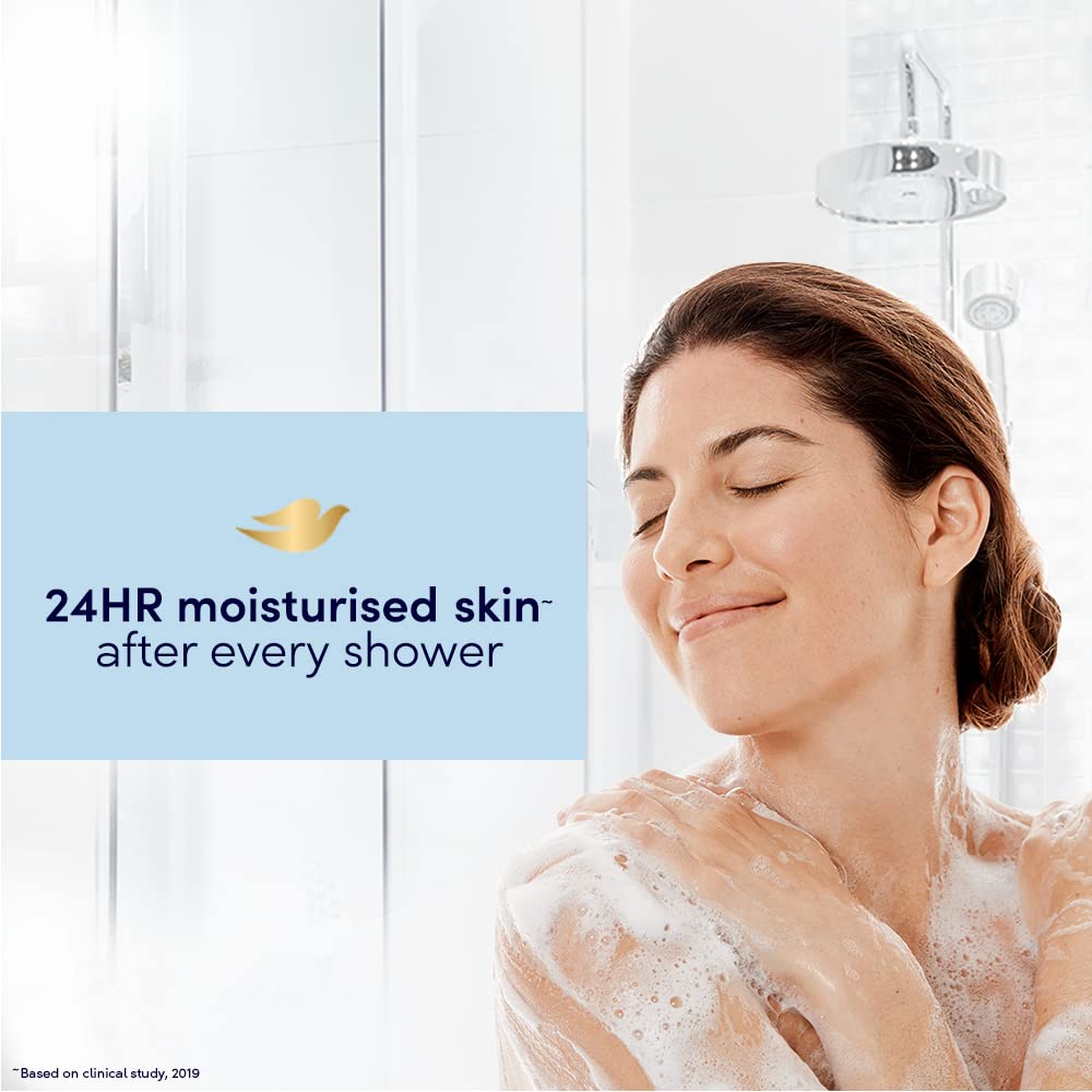 Dove Gentle Exfoliating Nourishing Body Wash for All Skin Types - Mild Cleanser Moisturizes & Balances pH - 8.4 fl oz (250ml) - Perfect for Daily Shower & Sensitive Skin Care Routine