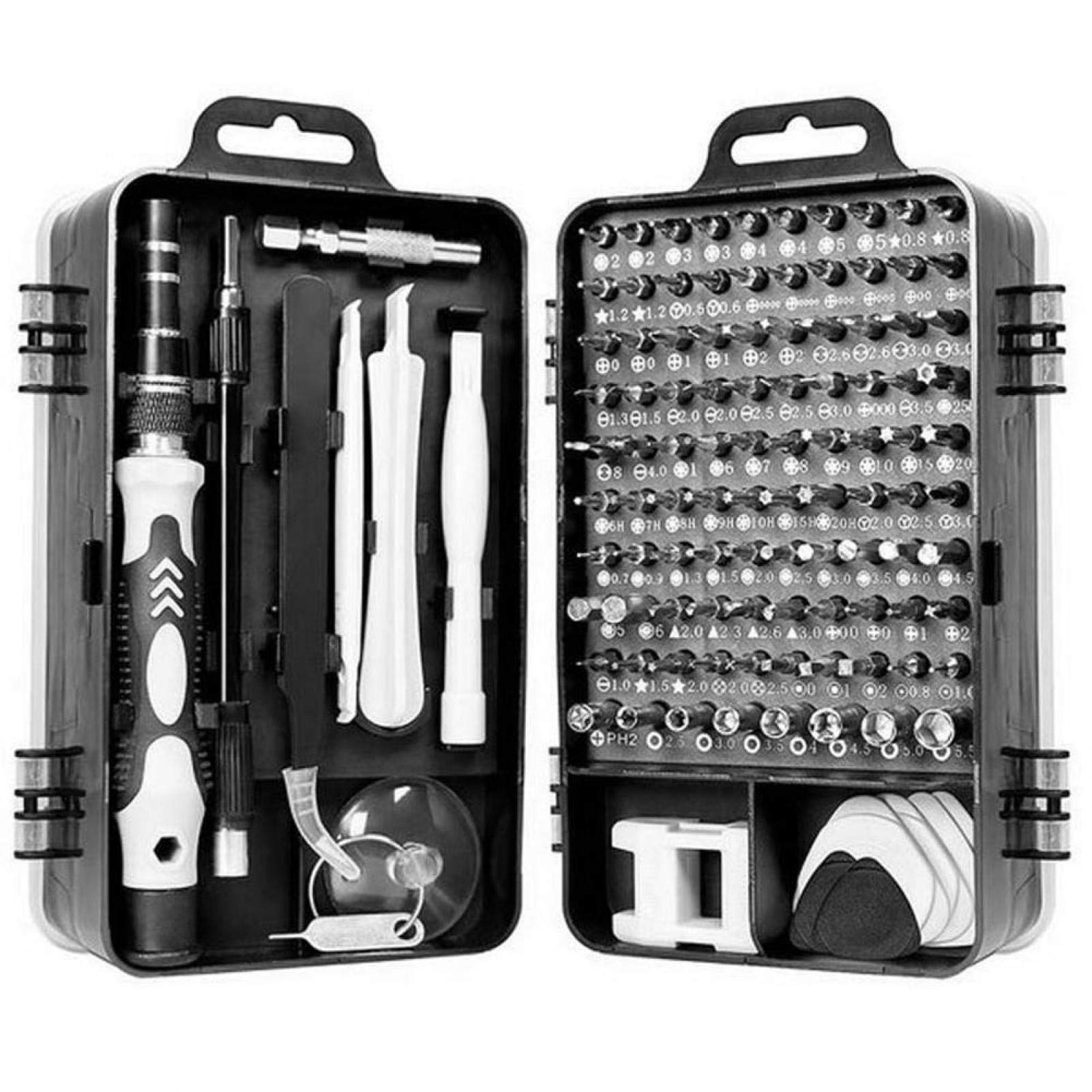Leftwei Valentine's Day Phone Repair Tool Kit - High Reliability Precision Screwdriver Set for iPhone, Samsung & Smartwatch Repair (Black) | Perfect for DIY Phone Fixes & Valentine's Gifts