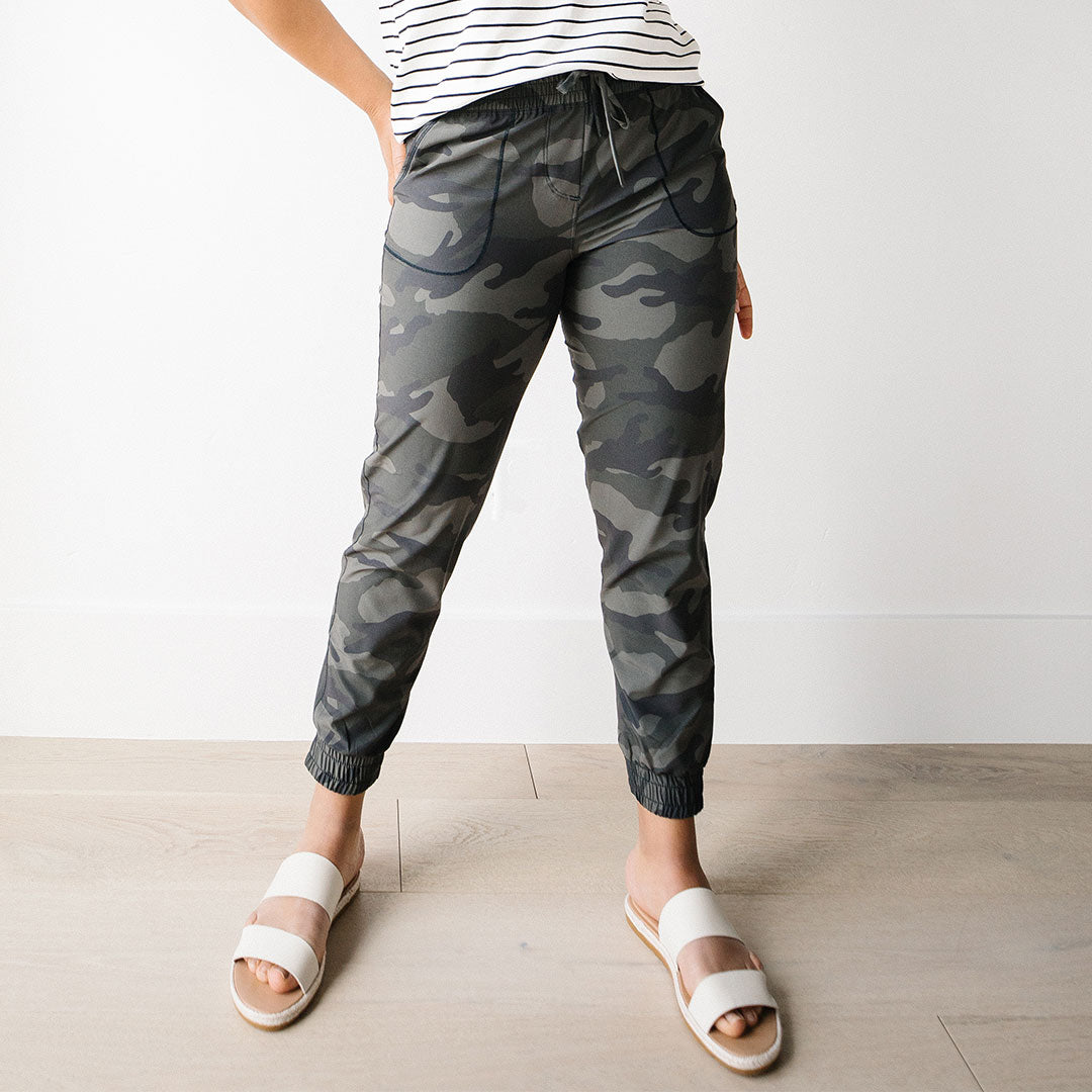 Camo Destination Joggers for Men - Comfortable Camouflage Casual Pants for Outdoor, Gym & Lounge Wear