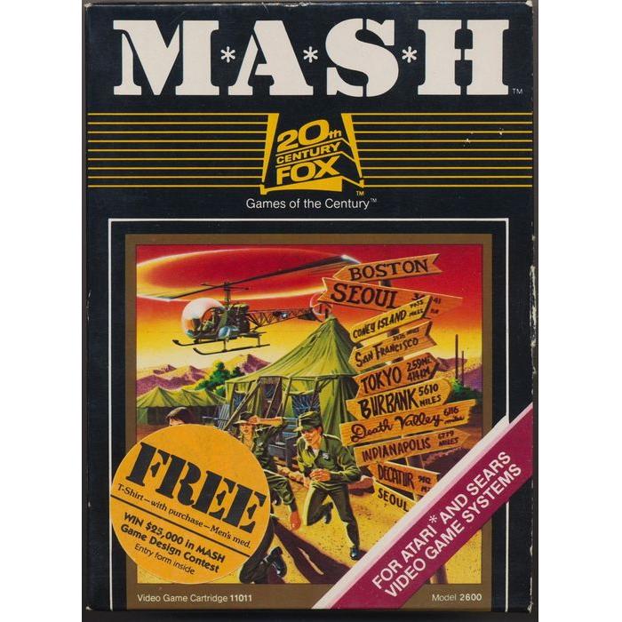 Vintage Atari 2600 MASH Game Cartridge - Classic Retro Video Game for Collectors & Gamers - Perfect for Nostalgic Gaming Nights & Retro Gaming Collections