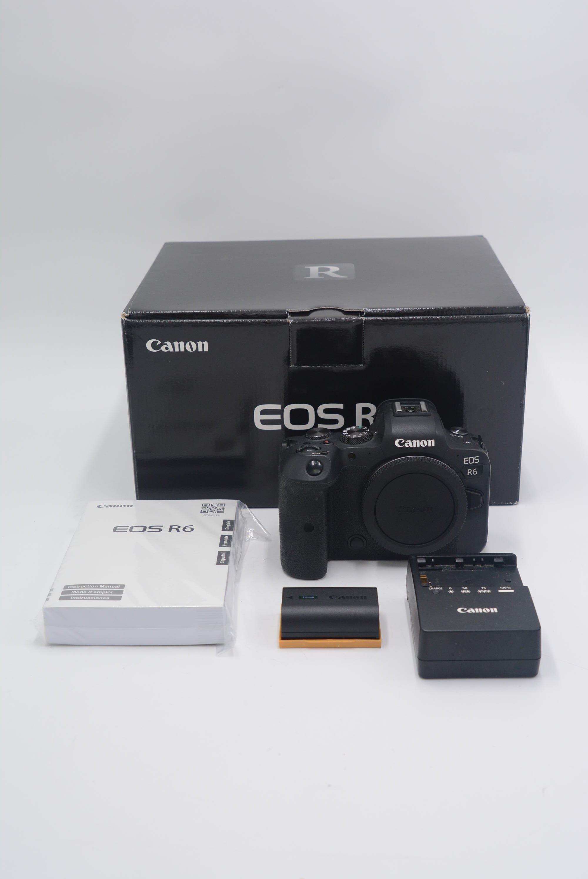 Canon EOS R6 Mirrorless Digital Camera Body Only - 20.1MP Full Frame, 4K Video, Dual Pixel AF - Perfect for Professional Photography & Videography
