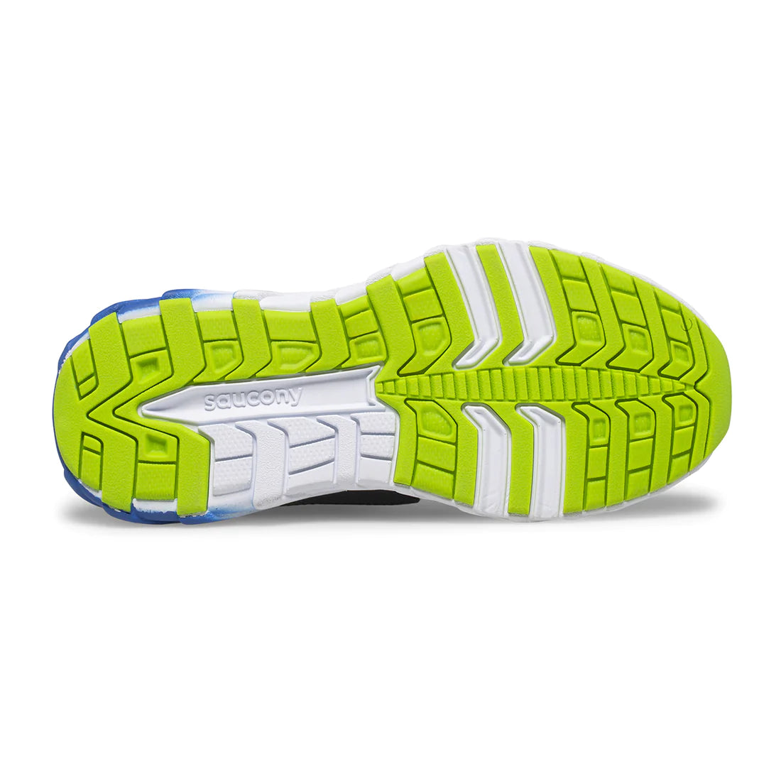 Saucony Blue Green Wind 2.0 Youth Running Shoes - Lightweight Athletic Sneakers for Kids' Sports & Casual Wear