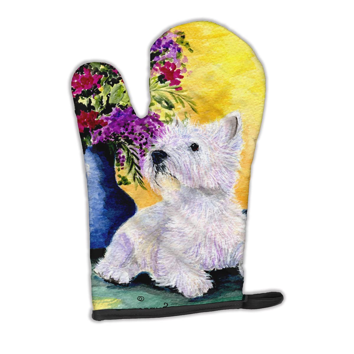 Westie Oven Mitt - Heat Resistant Kitchen Glove for Baking & Cooking | Thick Protection for Hot Pans & Oven Use | Perfect for Grilling, Roasting & Food Prep