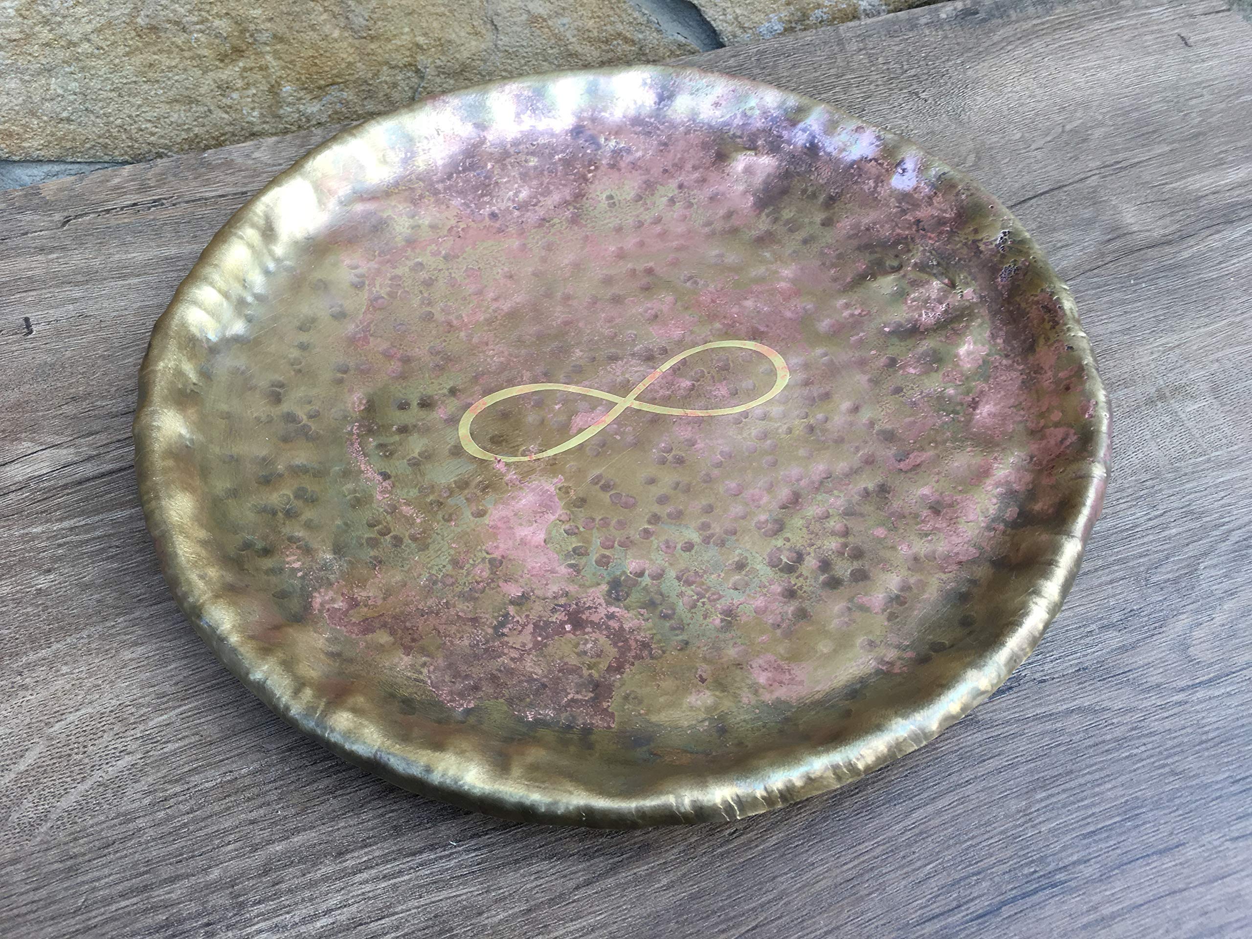 Bronze Tray & Bowl Set - Elegant Gift for Men & Anniversary - Home Decor & Dining