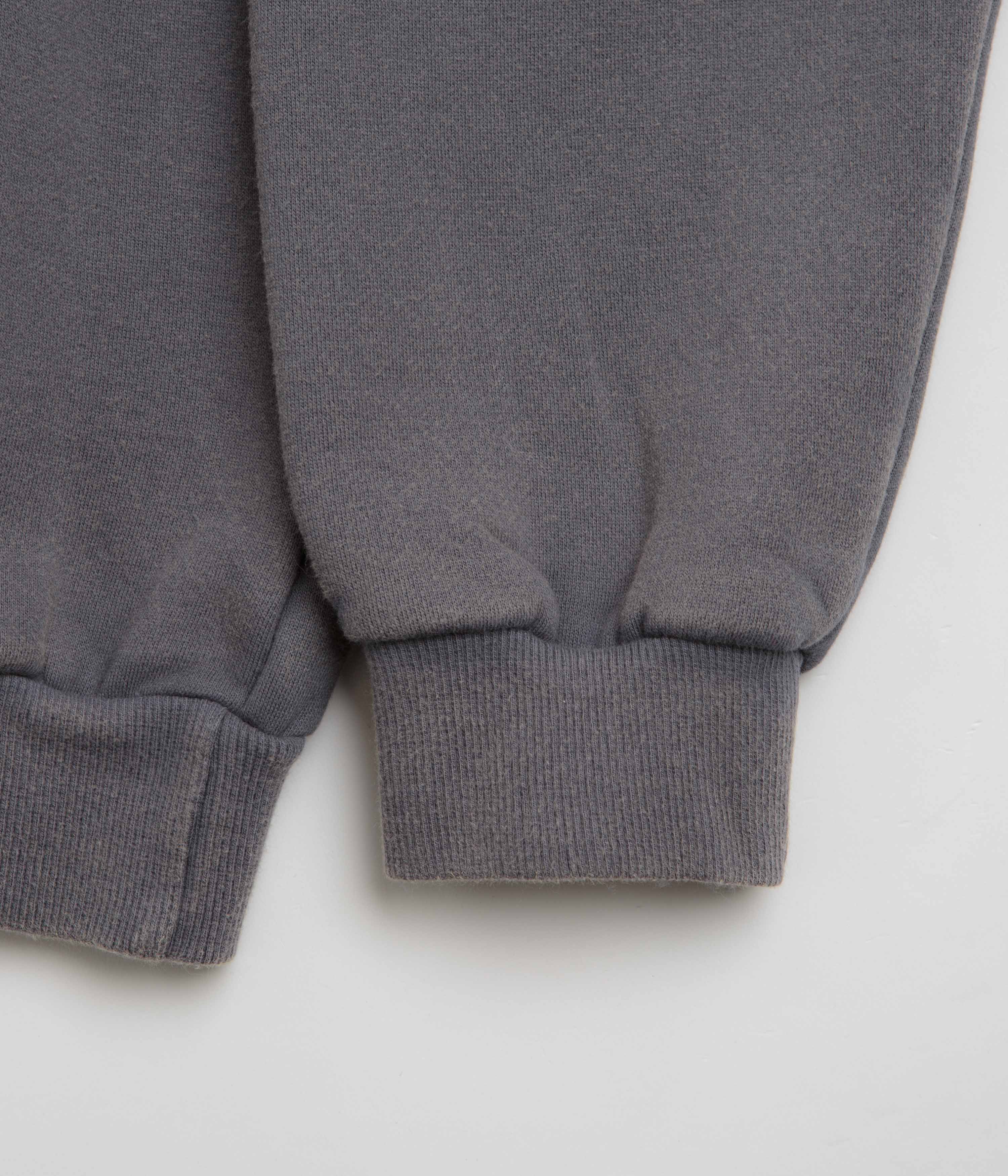Butter Goods x Umbro Diamond Logo Crewneck Sweatshirt - Washed Slate | Men's Casual Streetwear Pullover | Perfect for Urban Fashion & Everyday Wear
