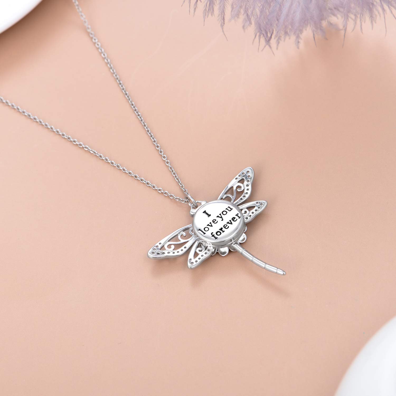 Custom Photo Locket Necklace for Women - Butterfly, Dragonfly, Bee & Owl Designs - Personalized Jewelry Gift for Mom, Wife, Girlfriend - Perfect for Birthdays, Anniversaries & Special Occasions