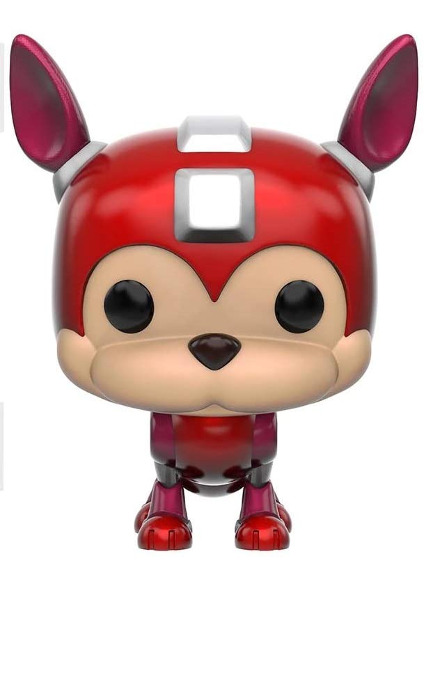 Funko POP Games: Mega Man with Rush Action Figure - Collectible Vinyl Toy for Gamers & Fans - Perfect for Display, Gifts, and Gaming Room Decor