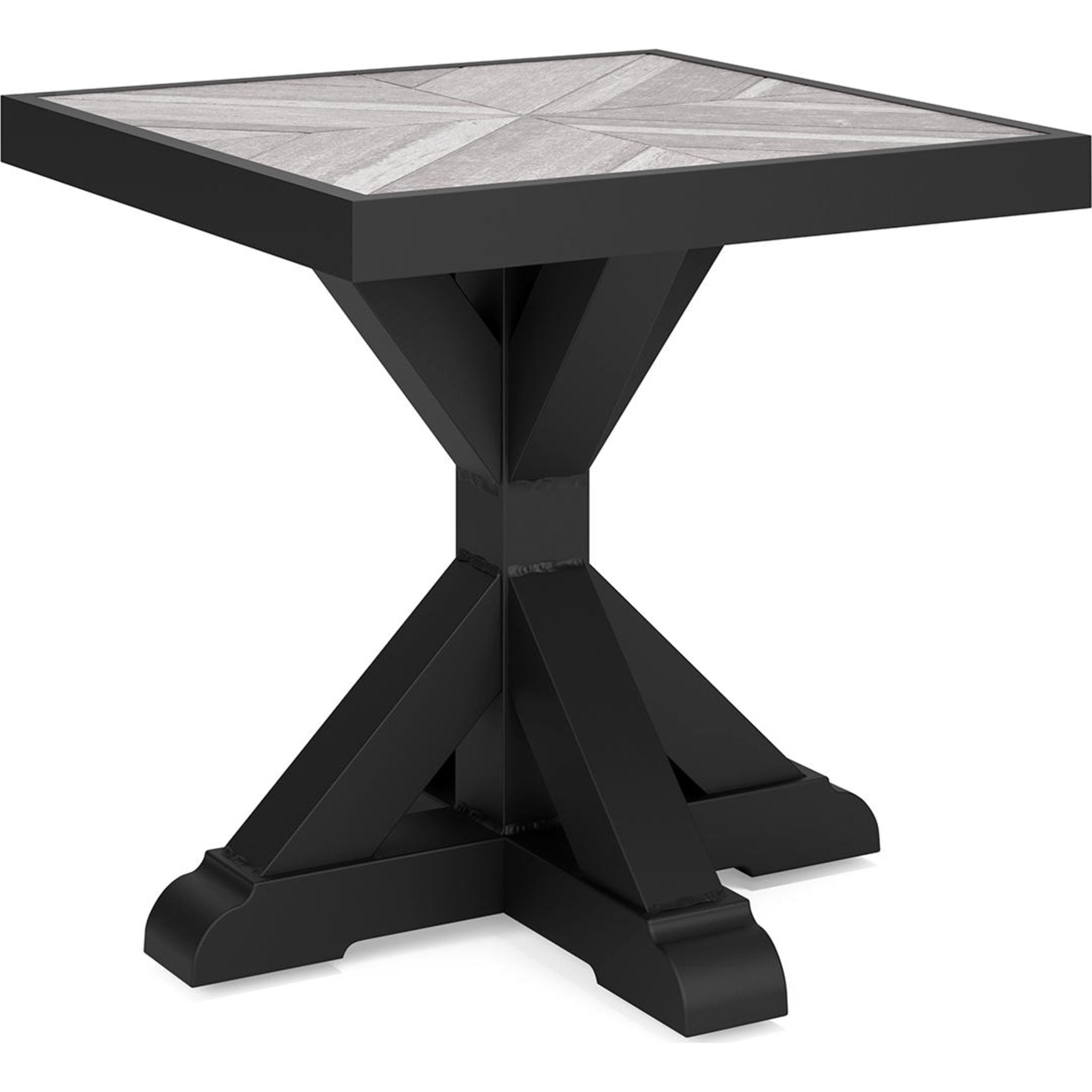 Beachcroft Outdoor End Table - Weather-Resistant Patio Side Table for Pool, Garden & Deck - Perfect for Drinks, Books & Decor